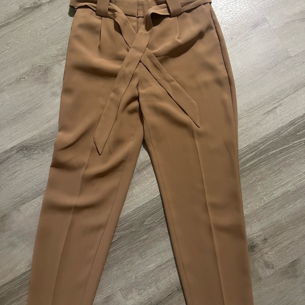 Express Camel Women's Belted Trousers